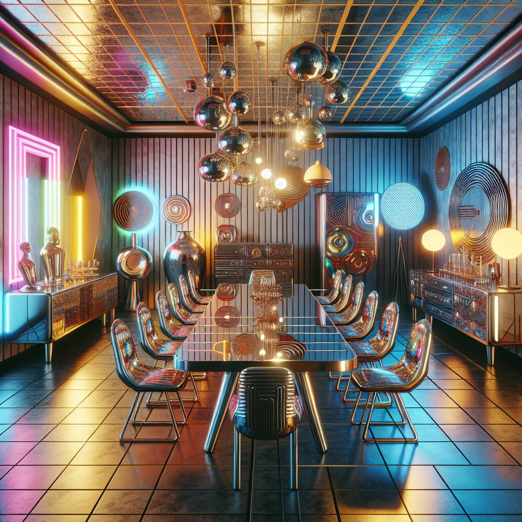 Futuristic Dining Room Design Inspired by “The Jetsons”