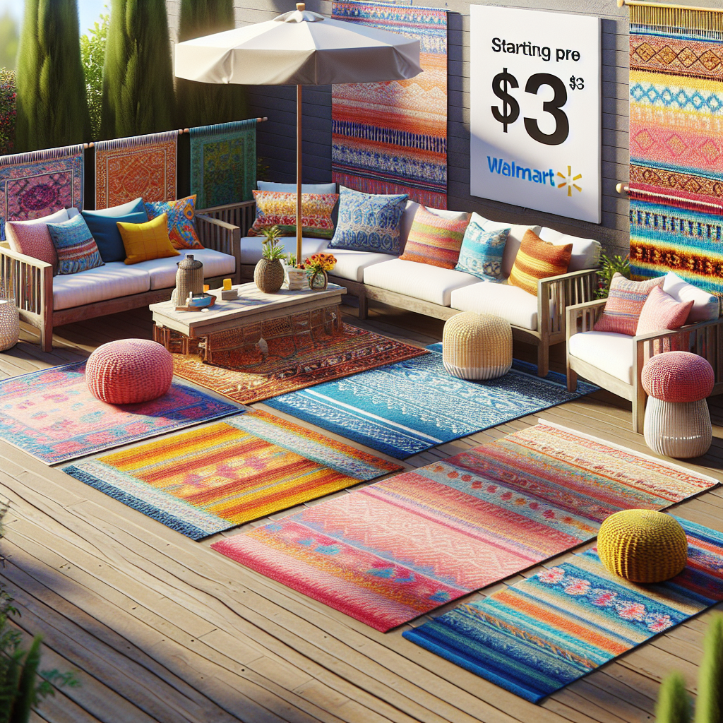 Revamp Your Outdoor Area with Affordable and Stylish Walmart Rugs