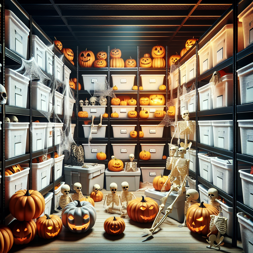 Spooky Stuff Storage Solutions: Creative Ways to Organize Halloween Decorations
