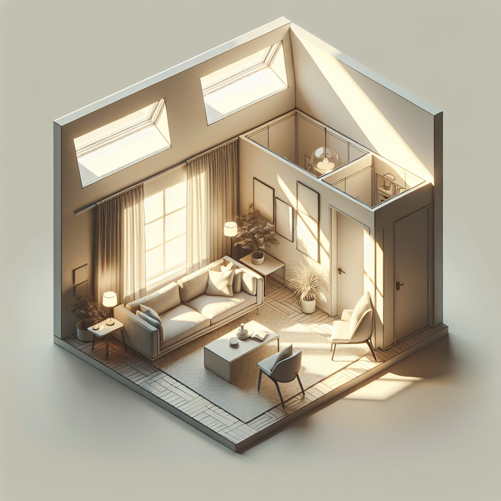 How a Home Renter Turned their Living Room into a Yoga Studio