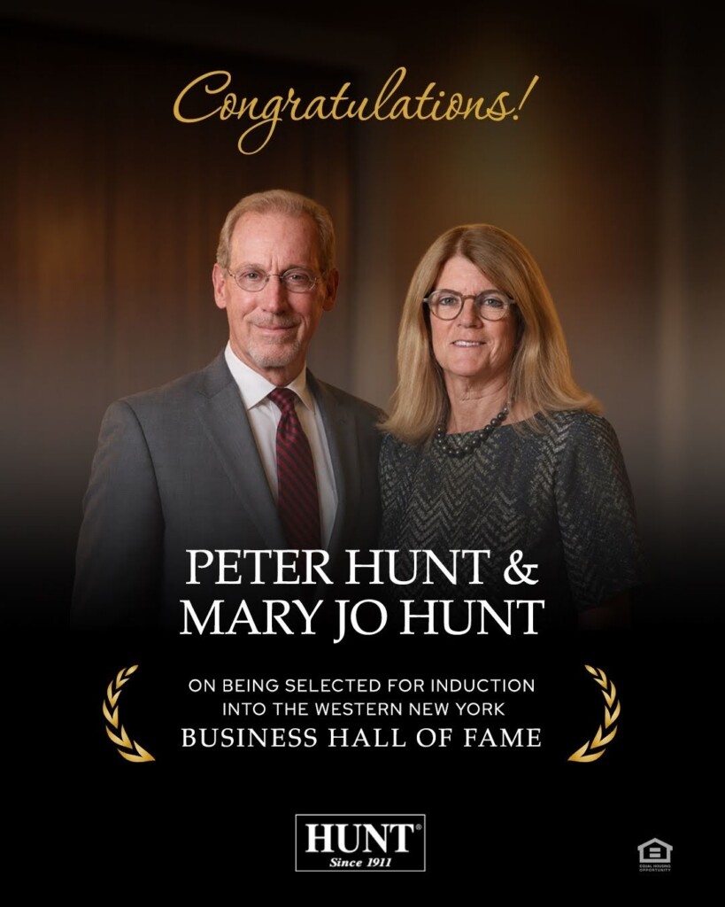 A Family Business Done Right: Peter and Mary Jo Hunt Join the Western New York Business Hall of Fame